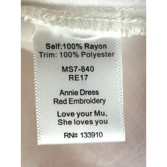 Festival Boho Show Me your Mumu Annie Dress Embroidered Off Shoulder, Women's M - Picture 7 of 7